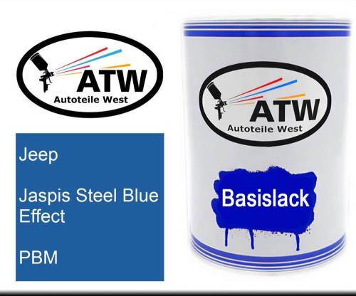 Jeep, Jaspis Steel Blue Effect, PBM: 500ml Lackdose, von ATW Autoteile West.